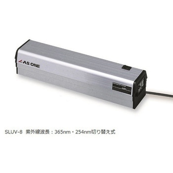 【レンタル】ハンディーUVランプ 長波長・短波長兼用切り替え 336×82.3×65mm SLUV-8 アズワン