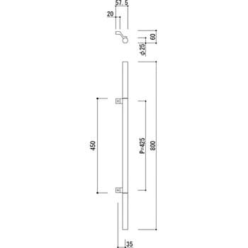 ドアハンドル Square Handle 神栄ホームクリエイト(旧新協和) 取手