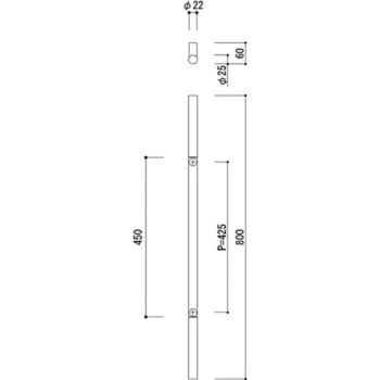 ドアハンドル Square Handle 神栄ホームクリエイト(新協和)