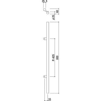 FH1105M-25B-800 Stainless Material 1セット 神栄ホームクリエイト(旧