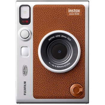 INS MINI EVO BROWN C ”チェキ” INSTAX mini Evo 1台 フジフイルム