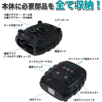 DC12V専用エアーコンプレッサー Meltec(大自工業)