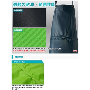 作業用胸当付前掛 ロゴス