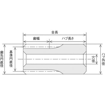 青POM ギヤシリーズ 平歯車 協育歯車 【通販モノタロウ】