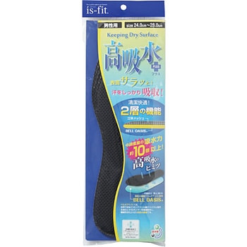 is-fit 高吸水プラスインソール モリト