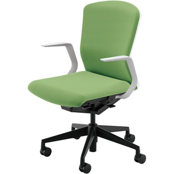 Elfie(エルフィ)/ELA2_樹脂カバーバック_ホワイトフレーム_ミドルバック 内田洋行