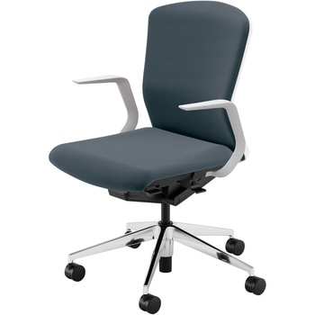 Elfie(エルフィ)/ELA2_樹脂カバーバック_ホワイトフレーム_ミドルバック 内田洋行