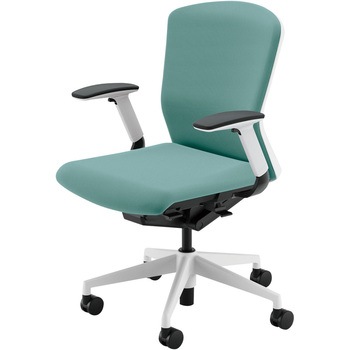 Elfie(エルフィ)/ELA2_樹脂カバーバック_ホワイトフレーム_ミドルバック 内田洋行