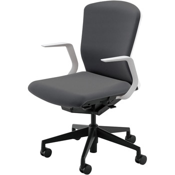 Elfie(エルフィ)/ELA2_樹脂カバーバック_ホワイトフレーム_ミドルバック 内田洋行