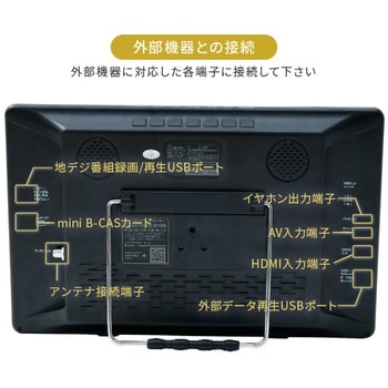 Amazon.co.jp: [山善] ポータブル テレビ 14インチ 小型テレビ