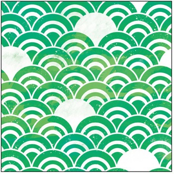 キャンバス Pattern 青海波 P・O・Pプロダクツ