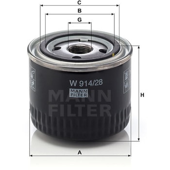 輸入車用オイルフィルター MANN-FILTER