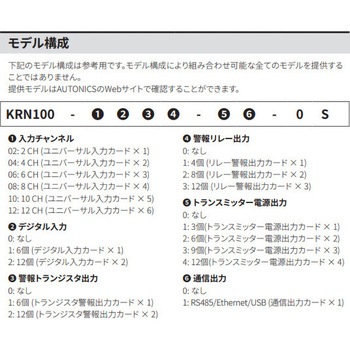 ハイブリッド記録計 KRN100 シリーズ オートニクス