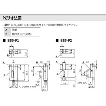 フォトマイクロセンサ BS5 シリーズ オートニクス