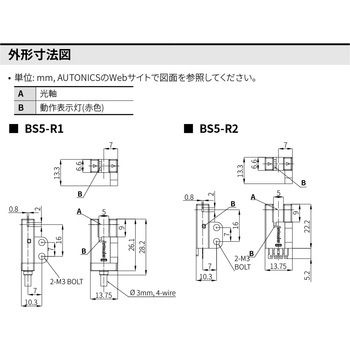 フォトマイクロセンサ BS5 シリーズ オートニクス