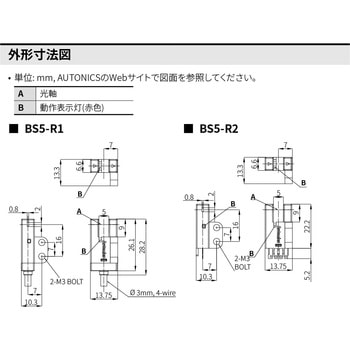 フォトマイクロセンサ BS5 シリーズ オートニクス