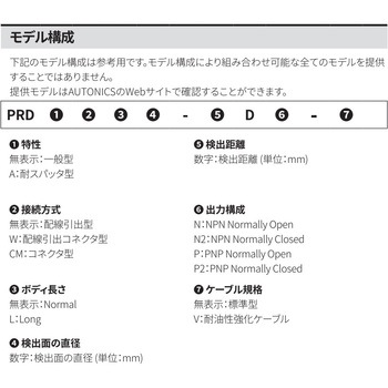 円柱型誘導長距離近接センサ PRDシリーズ (直流3線式) AUTONICS(オートニクス)