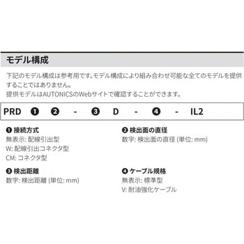 円柱型誘導長距離近接センサ PRDシリーズ (IO-LINK) オートニクス