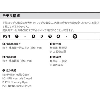 角型誘導近接センサ PSシリーズ (直流3線式) AUTONICS(オートニクス)