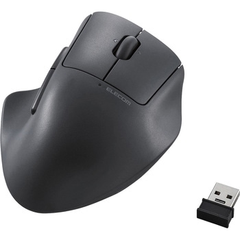ワイヤレスマウス 無線 2.4GHz USB 静音 7ボタン チルトホイール付 エルゴノミクス 抗菌 Mサイズ エレコム