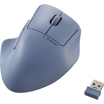 M-SH30DBSKNV ワイヤレスマウス 無線 2.4GHz USB 静音 7ボタン チルトホイール付 エルゴノミクス 抗菌 Mサイズ エレコム 29472819
