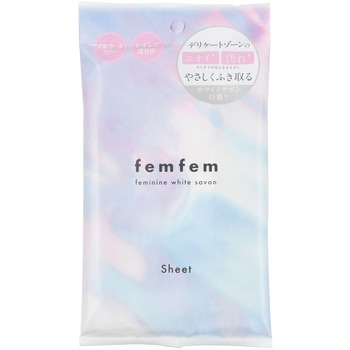fem fem フェムフェム フェミニン拭き取りシート(10枚入り) アスティ