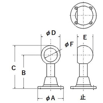 ステンレスブラケット 首長 フジテック・ジャパン