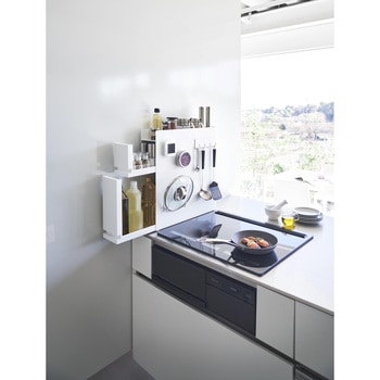 tower タワー 隠せる調味料ラック 2段 山崎実業