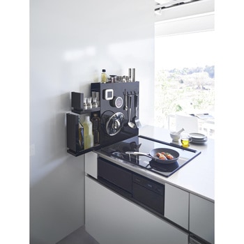 tower タワー 隠せる調味料ラック 2段 山崎実業