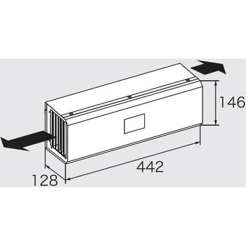 側方排気カバー ノーリツ 給湯器用部材 【通販モノタロウ】