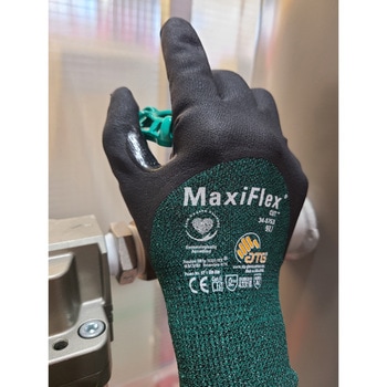 耐切創手袋 マキシフレックス カット 手の甲4分の3コーティング ATG