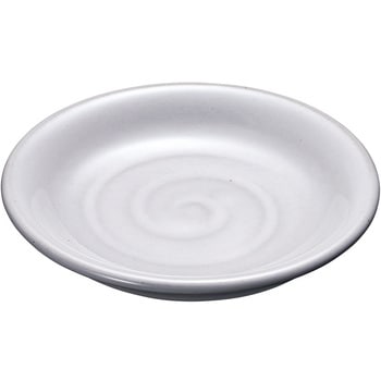 乳白 丸小皿 TKG