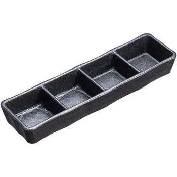 瀬戸黒四品皿 - TKG