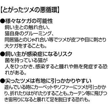 SelfTrimmer スパッと素早く切れる 2つの刃先の猫用爪切り 日本製 Petio