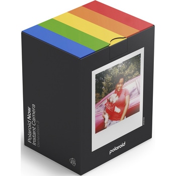 Polaroid Now 第3世代 i-Type インスタントカメラ Black ポラロイド(polaroid)