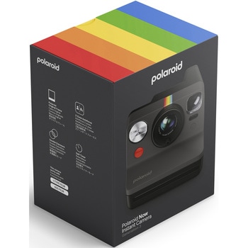 Polaroid Now 第3世代 i-Type インスタントカメラ Black ポラロイド(polaroid)