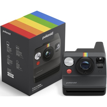 Polaroid Now 第3世代 i-Type インスタントカメラ Black ポラロイド(polaroid)