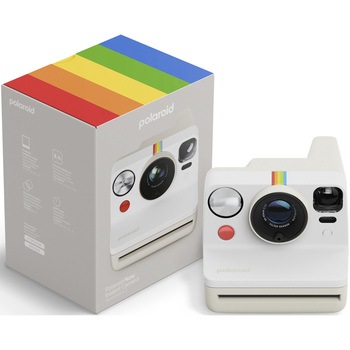 Polaroid Now 第3世代 i-Type インスタントカメラ Pebble White ポラロイド(polaroid)
