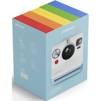 Polaroid Now 第3世代 i-Type インスタントカメラ Arctic Blue ポラロイド(polaroid)