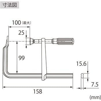 エビ万力 グリップハンドル(キャップ付) ロブスター(ロブテックス) シャコ万力 【通販モノタロウ】