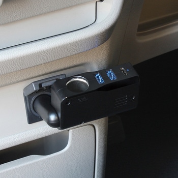 スリムソケット ディレクション 2USB+Type-C 槌屋ヤック