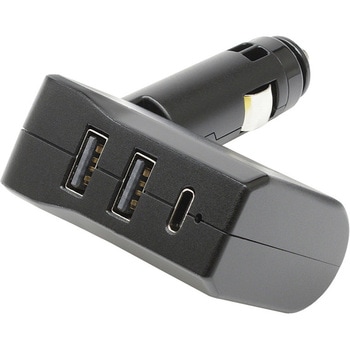 スリムポート ディレクション 2USB+Type-C 槌屋ヤック