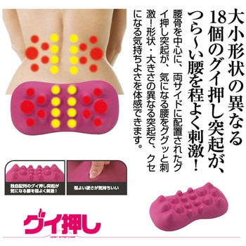 グイ押し ウエストストレッチャー つぼ押し グッズ 腰 ウエスト マッサージ リラックス シェモア