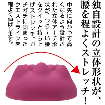 グイ押し ウエストストレッチャー つぼ押し グッズ 腰 ウエスト マッサージ リラックス シェモア