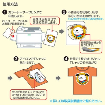 アイロンプリント紙 (カラー布用) エスコ