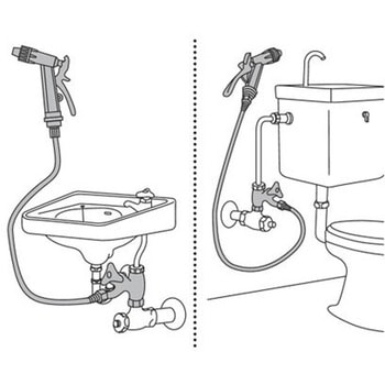 トイレ洗浄ノズルセット エスコ