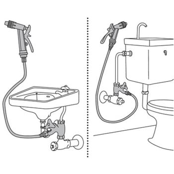 トイレ洗浄ノズルセット エスコ