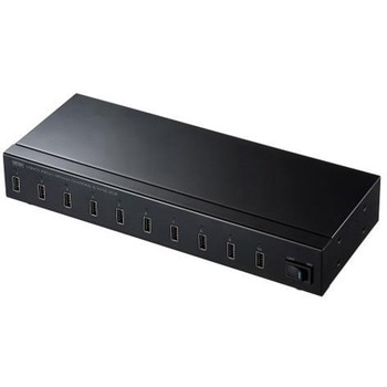 USB 2.0ハブ (タブレット充電用) エスコ