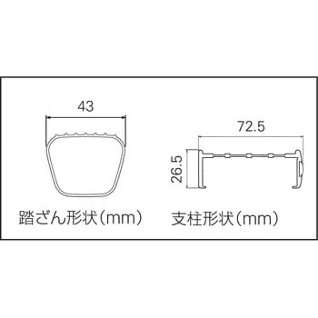 1連はしご HA1-b 長谷川工業