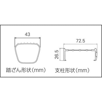 1連はしご HA1-b 長谷川工業